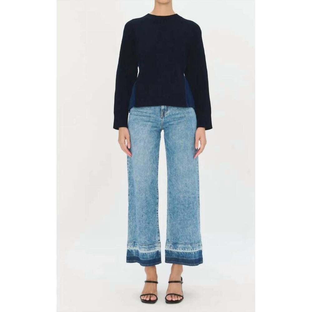 NEW SIMKHAI maeve pullover sweater in midnight